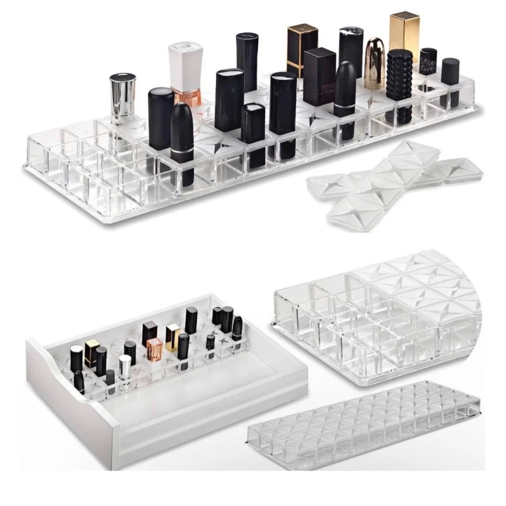 Acrylic Lipstick Makeup Organizer